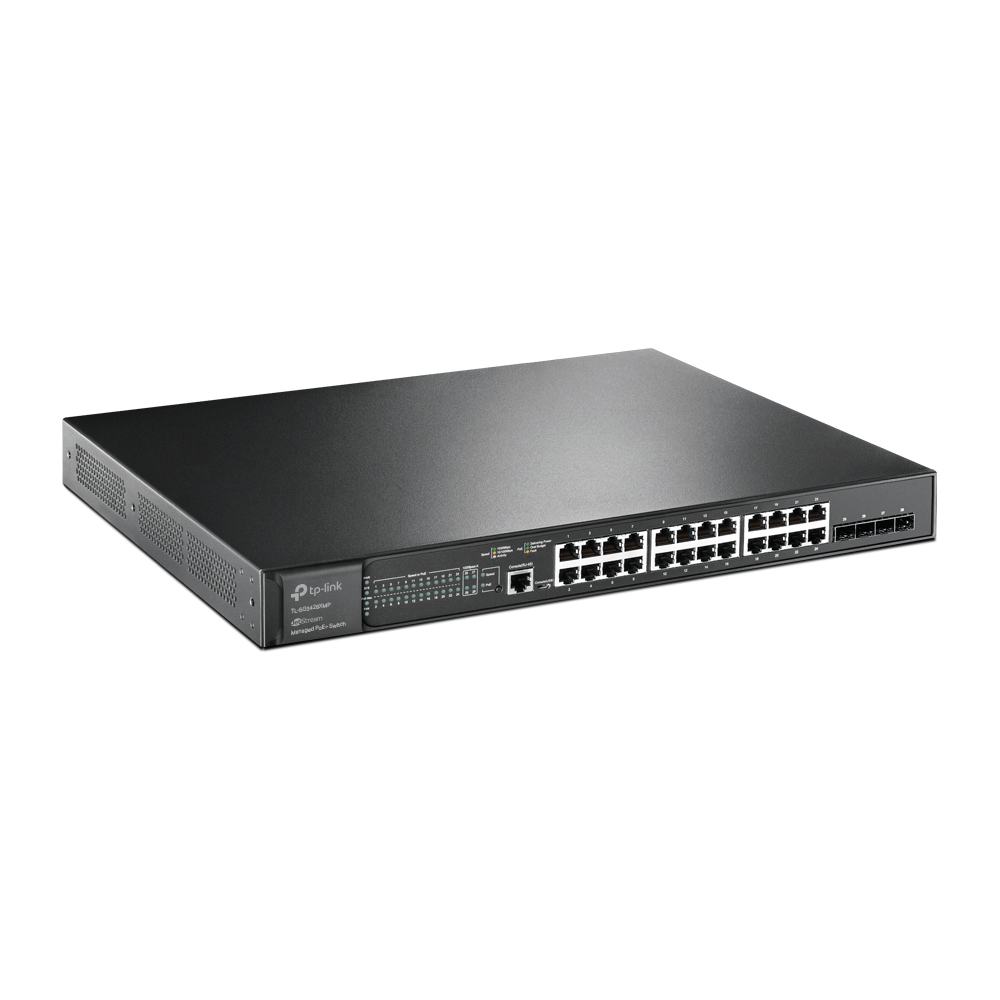 Switch cu management L2 TP-Link, 24 Porturi Gigabit, 4 x SFP+ Gigabit "TL-SG3428XMP" (include TV 1.75lei) thumb
