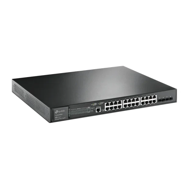 Switch cu management L2 TP-Link, 24 Porturi Gigabit, 4 x SFP+ Gigabit &quot;TL-SG3428XMP&quot; (include TV 1.75lei)