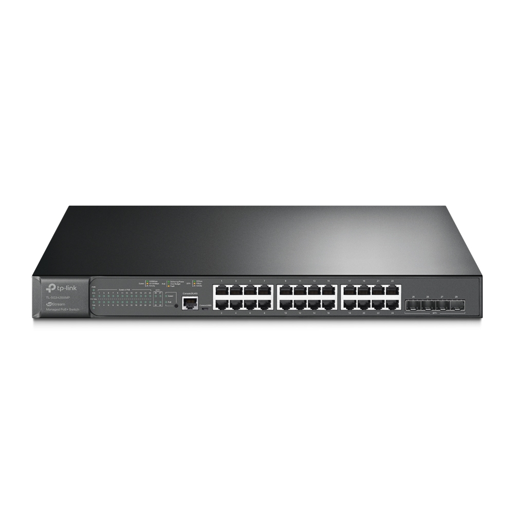 Switch cu management L2 TP-Link, 24 Porturi Gigabit, 4 x SFP+ Gigabit "TL-SG3428XMP" thumb