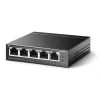 SWITCH PoE TP-LINK  5 porturi 10/100Mbps (4 PoE), IEEE 802.3af, carcasa metalica &quot;TL-SF1005LP&quot;