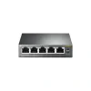 SWITCH PoE TP-LINK  5 porturi Gigabit (4 PoE), IEEE 802.3af, carcasa metalica "TL-SG1005P"