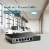 SWITCH PoE TP-LINK  6 porturi 10/100Mbps (4 PoE+), IEEE 802.3af/at, carcasa metalica &quot;TL-SF1006P&quot;