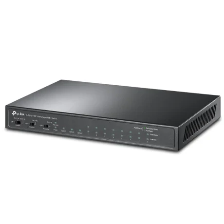Switch POE+ TP-Link 8-Port 10/100Mbps + 3-Port Gigabit Desktop Switch with 8-Port PoE+, carcasa metalica "TL-SL1311MP"