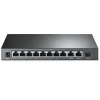 Switch POE+ TP-Link 8-Port 10/100Mbps + 3-Port Gigabit Desktop Switch with 8-Port PoE+, carcasa metalica "TL-SL1311MP"