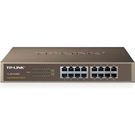 SWITCH TP-LINK 16 porturi 10/100Mbps. carcasa metalica &quot;TL-SF1016DS&quot;