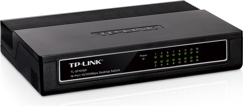 SWITCH TP-LINK 16 porturi 10/100Mbps, carcasa plastic "TL-SF1016D" thumb