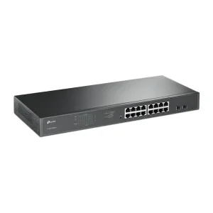 SWITCH TP-LINK  16 porturi Gigabit, 16 x POE 192W total power, 2 x SFP, carcasa metal TL-SG1218MPE