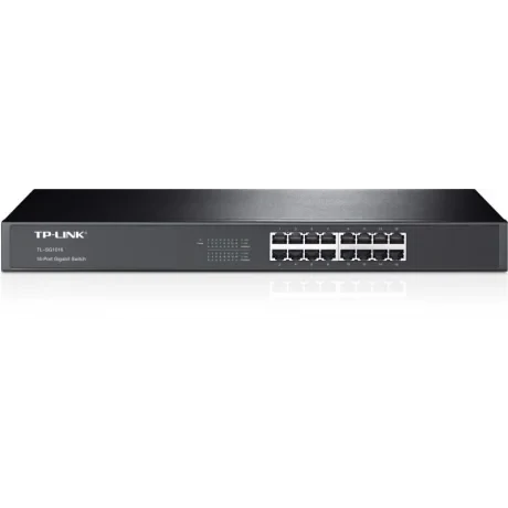 SWITCH TP-LINK 16 porturi Gigabit, carcasa metalica, rackabil TL-SG1016