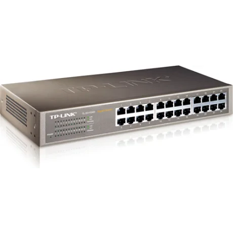 SWITCH TP-LINK 24 porturi Gigabit, carcasa metalica, rackabil &quot;TL-SG1024D&quot;