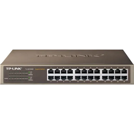 SWITCH TP-LINK 24 porturi Gigabit, carcasa metalica, rackabil &quot;TL-SG1024D&quot;