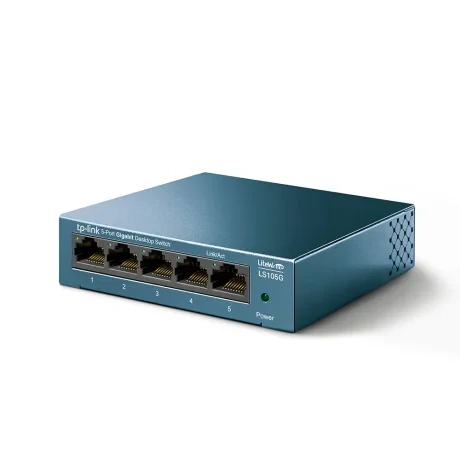 SWITCH TP-LINK  5 porturi Gigabit LiteWave carcasa metalica "LS105G"