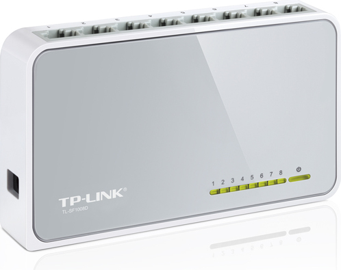 SWITCH TP-LINK  8 porturi 10/100Mbps, carcasa plastic "TL-SF1008D" thumb