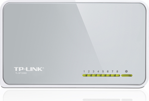 SWITCH TP-LINK  8 porturi 10/100Mbps, carcasa plastic "TL-SF1008D" thumb