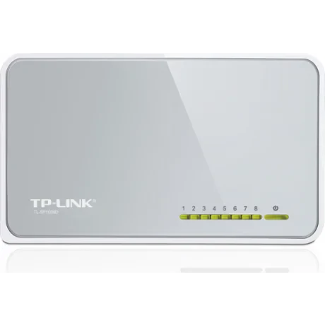 SWITCH TP-LINK  8 porturi 10/100Mbps, carcasa plastic &quot;TL-SF1008D&quot;