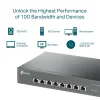 SWITCH TP-LINK  8 porturi 10G carcasa metalica &quot;TL-SX1008&quot;