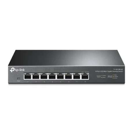 SWITCH TP-LINK  8 porturi 2.5 Gigabit. carcasa metalica "TL-SG108-M2"