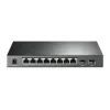 SWITCH TP-LINK  8 porturi Gigabit, 8 x POE+ 58W total power, 2 x SFP, carcasa metal &quot;TL-SG2210P&quot;