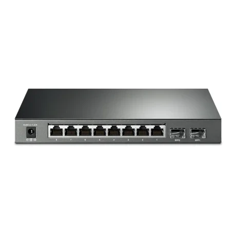 SWITCH TP-LINK  8 porturi Gigabit, 8 x POE+ 58W total power, 2 x SFP, carcasa metal &quot;TL-SG2210P&quot;