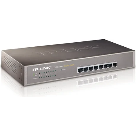 SWITCH TP-LINK  8 porturi Gigabit. carcasa metalica, rackabil "TL-SG1008"