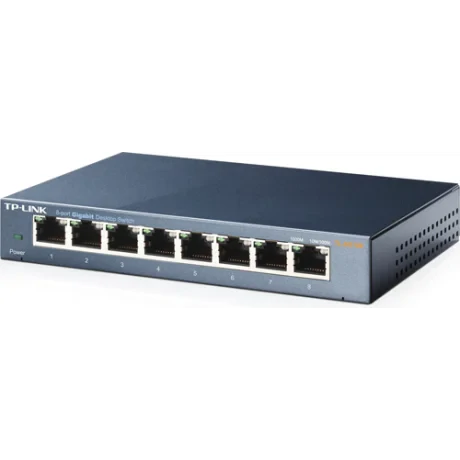SWITCH TP-LINK  8 porturi Gigabit. carcasa metalica "TL-SG108"