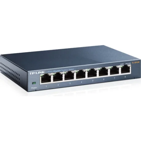 SWITCH TP-LINK  8 porturi Gigabit. carcasa metalica "TL-SG108"