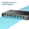 SWITCH TP-LINK  8 porturi Gigabit. carcasa metalica &quot;TL-SG108E&quot;