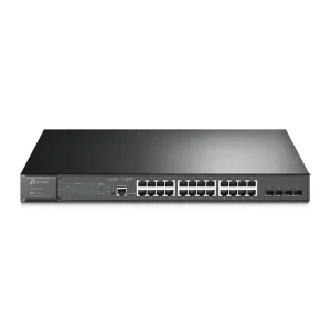 Switch TP-Link cu management L2, 24 Porturi Gigabit POE+, 4× Gigabit SFP Slots, 1× RJ45 Console Port, 1× Micro-USB Console Port  &quot;TL-SG3428MP&quot;