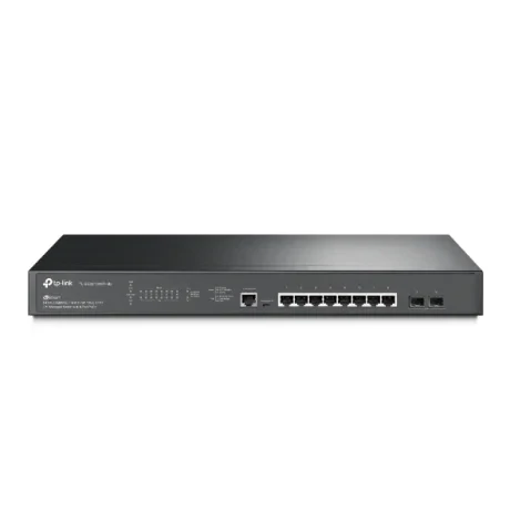Switch TP-Link cu management L2+, 8 Porturi 2.5GBASE-T si 2-Port 10GE SFP+ L2+ Managed Switch with 8-Port PoE+ &quot;TL-SG3210XHP-M2&quot;