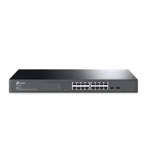 SWITCH TP-LINK L2+ cu management 16 porturi Gigabit + 2 sloturi SFP, carcasa metalica, rackabil &quot;TL-SG2218&quot;