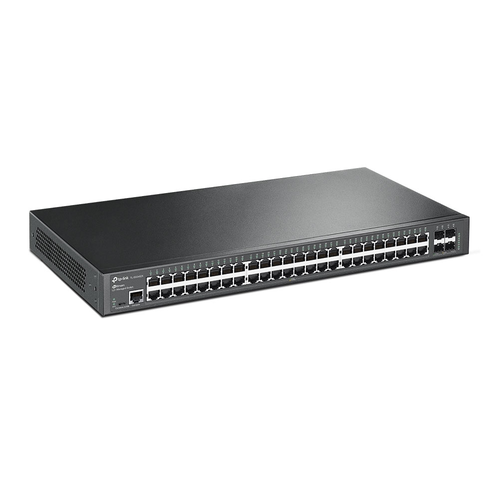 SWITCH TP-LINK L2 Managed 48× Porturi Gigabit L2+ si 4× Sloturi 10GE SFP+, carcasa metalica, rackabil "TL-SG3452X" (include TV 1.75lei) thumb