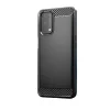 Husa Cover Silicon Carbon pentru Oppo A54 Negru