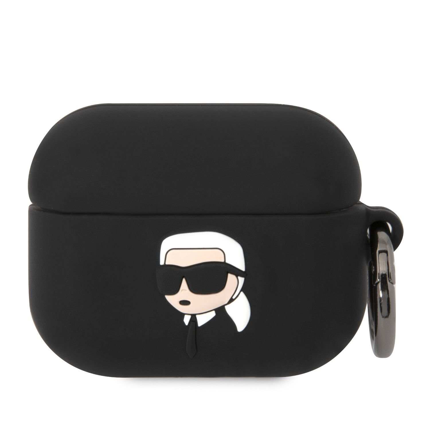 Husa Karl Lagerfeld 3D Karl Head pentru Airpods Pro Black thumb