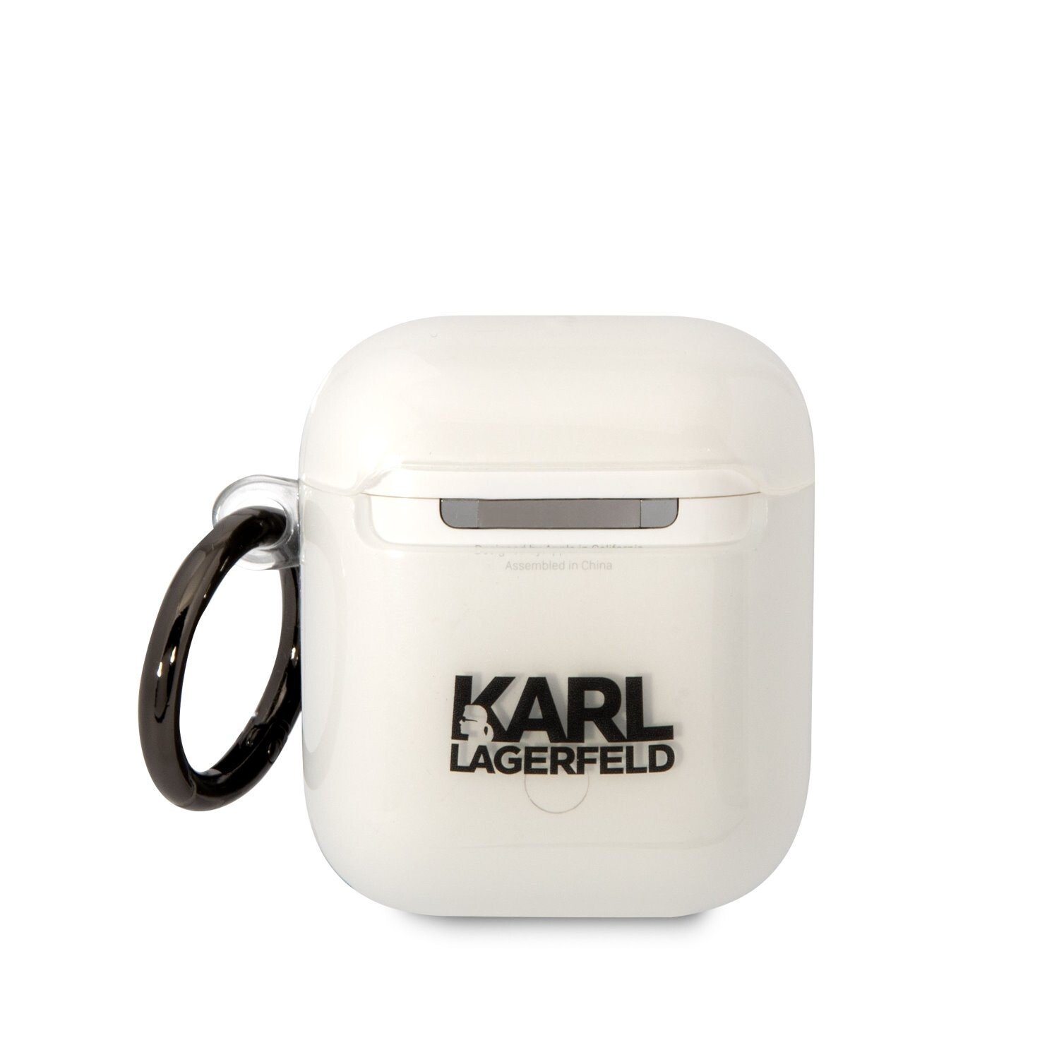 Husa Karl Lagerfeld 3D Ikonik Choupette pentru Airpods 1/2 Transparent thumb