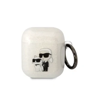 Husa Karl Lagerfeld 3D Choupette Karl pentru Airpods 1/2 Transparent