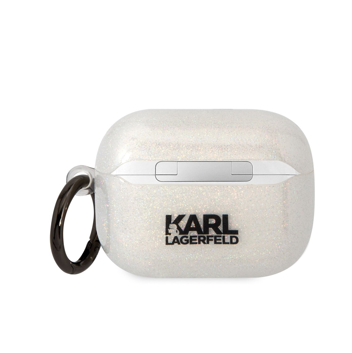 Husa Karl Lagerfeld Glitter K&C pentru Airpods Pro Transparent thumb
