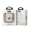 Husa Karl Lagerfeld 3D Choupette Head pentru Airpods 1/2 White