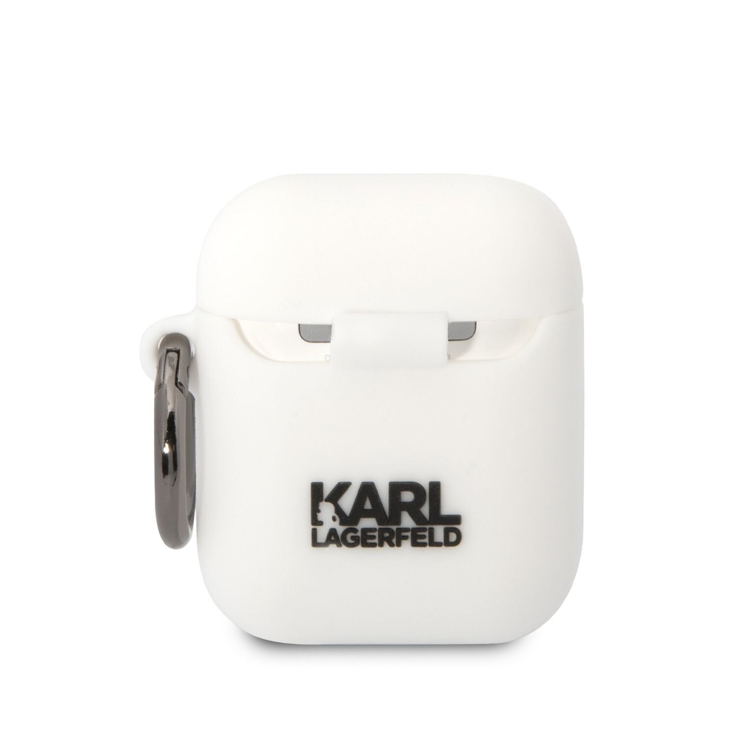 Husa Karl Lagerfeld 3D Choupette Head pentru Airpods 1/2 White thumb