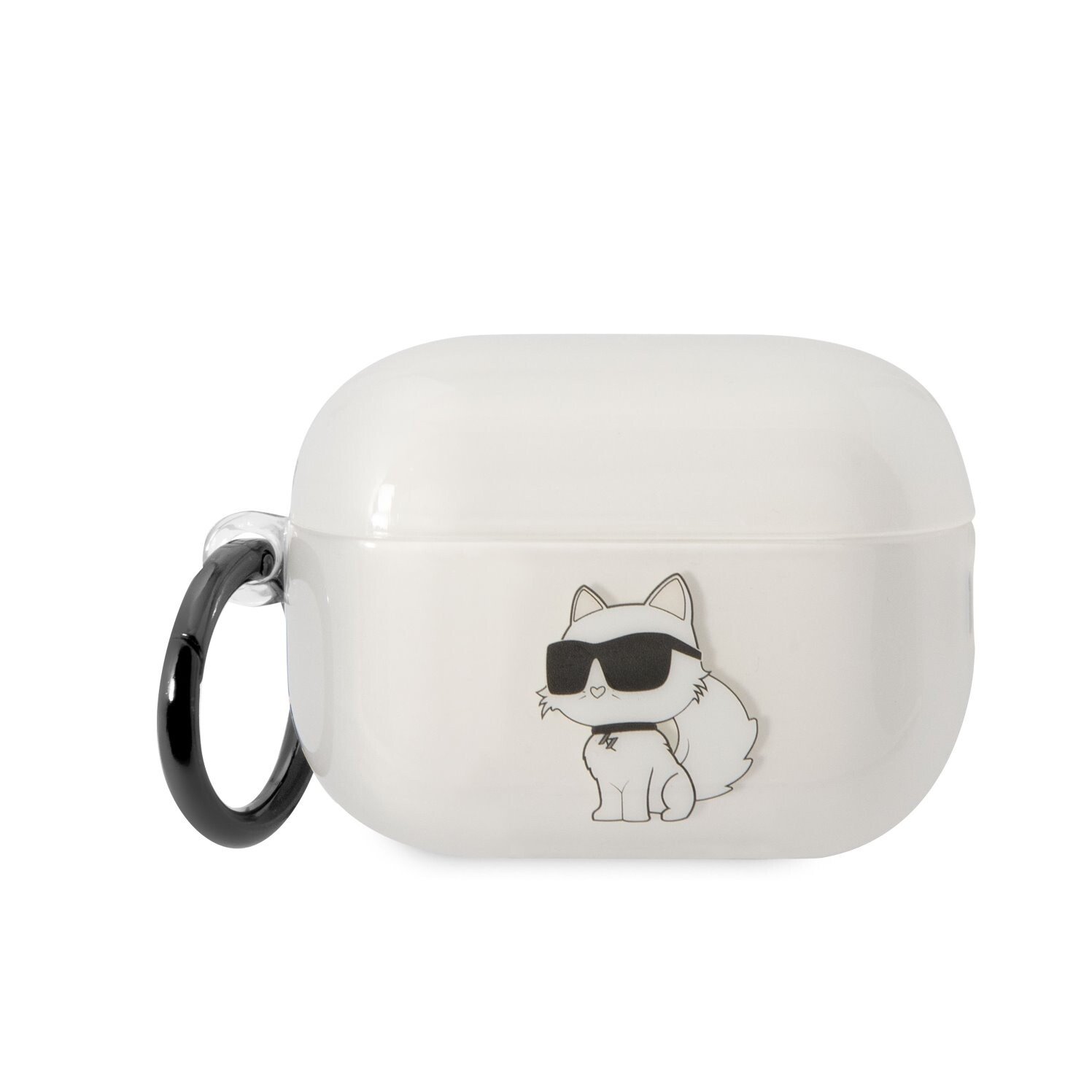 Husa Karl Lagerfeld 3D Choupette Karl pentru Airpods Pro 2  Transparent thumb