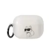 Husa Karl Lagerfeld 3D Choupette Karl pentru Airpods Pro 2  Transparent