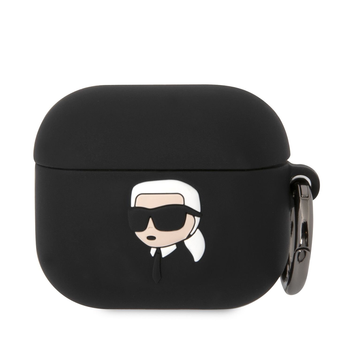 Husa Karl Lagerfeld 3D Karl Head pentru Airpods 3  Black thumb