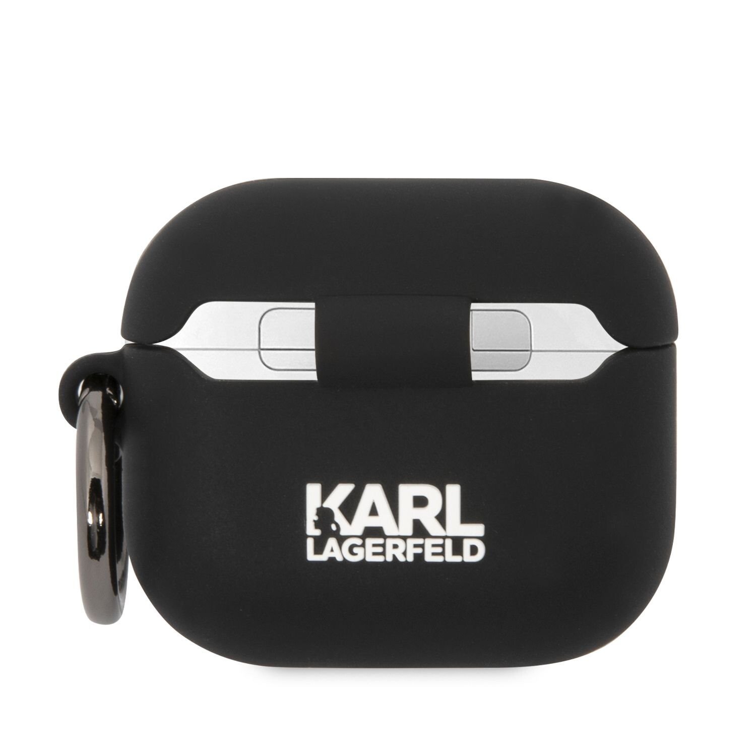 Husa Karl Lagerfeld 3D Karl Head pentru Airpods 3  Black thumb