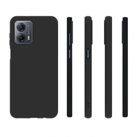 Lemontti Husa Silicon Silky Motorola Moto G53 5G Negru
