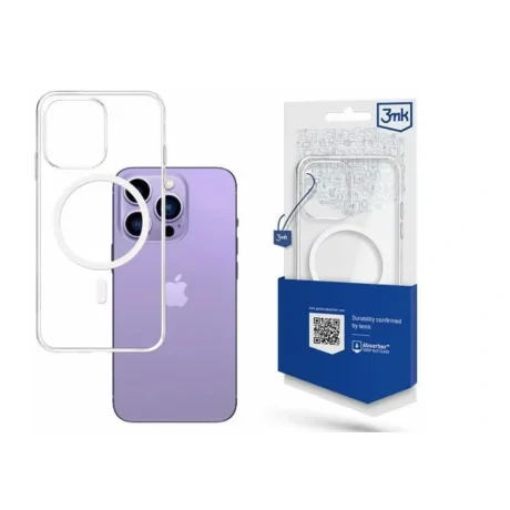 Husa Cover 3MK MagCase pentru iPhone 14 Pro Max Transparent
