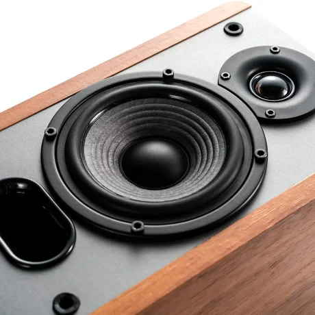 BOXE EDIFIER 2.0 PASIVE, Rated RMS:  5W-20W, tweeter de 0.75&quot;, bass de 4&quot;, frecventa de raspuns 55Hz-20KHz, impedanta 6ohm, punct divizare frecv. 1500Hz, bracket spate montare perete, MDF, brown,  &quot;P12-BR&quot;  (include TV 10lei)
