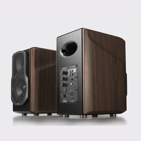 BOXE EDIFIER 2.0, RMS: 130W (2 x 15W, 1 x 50W, 1 x 50W), bluetooth, telecomanda wireless, volum, bass, treble, optical, coaxial, brown, &quot;S2000MKIII&quot; (include TV 10lei)