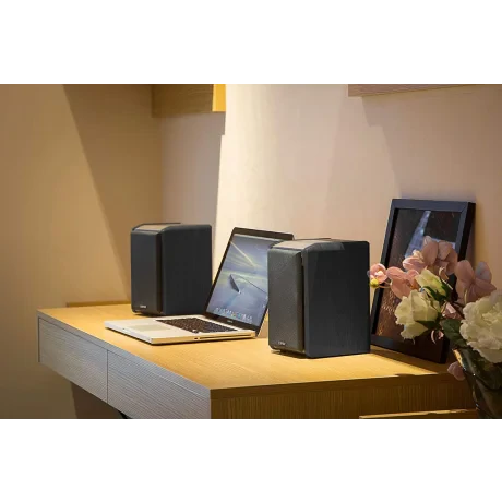 BOXE EDIFIER 2.0, RMS:  24W (2 x 12W), bluetooth, volum, bass, conectare simultana cu 2 echipamente BT, 220V alimentare, black "R1010BT-BK" (include TV 10lei)