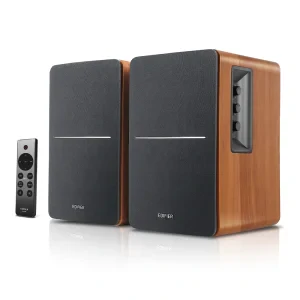 BOXE EDIFIER 2.0, RMS:  42W (2 x 21W), bluetooth, telecomanda wireless, volum, bass, treble, optical, sub-out, brown, &quot;R1280DBS-BR&quot;  (include TV 10lei)