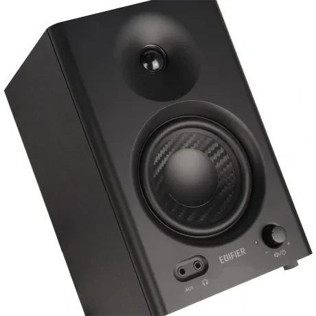BOXE EDIFIER 2.0, RMS:  42W (2 x 21W), studio monitor, volum, bass, treble, intrare jack 6.35 TRS balanced, RCA, iesire casti, black, "MR4-BK"  (include TV 10lei)