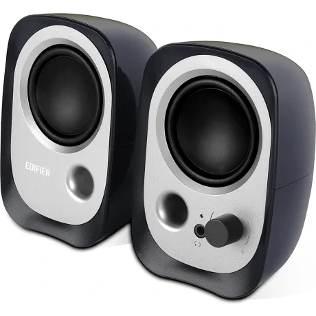 BOXE EDIFIER 2.0, RMS:   4W (2 x 2W), bass reflex port, USB power, black, &quot;R12U&quot;  (include TV 0.8lei)