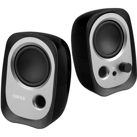 BOXE EDIFIER 2.0, RMS:   4W (2 x 2W), bass reflex port, USB power, black, &quot;R12U&quot;  (include TV 0.8lei)